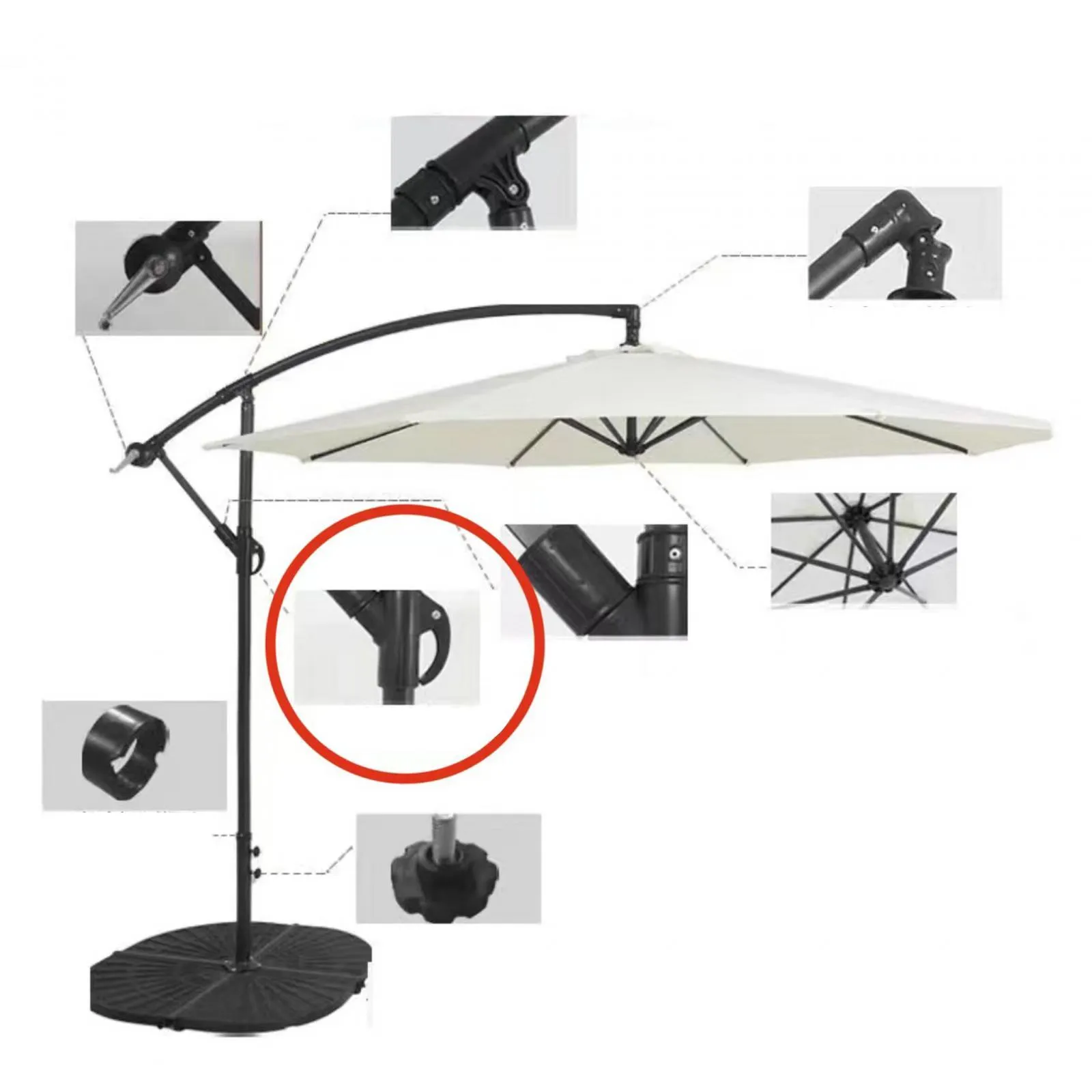 black white check patio umbrella Amazon.com : Sunnyglade 9' Patio Umbrella Outdoor Table Umbrella with 8  Sturdy Ribs (Black and White) : Patio, Lawn & Garden