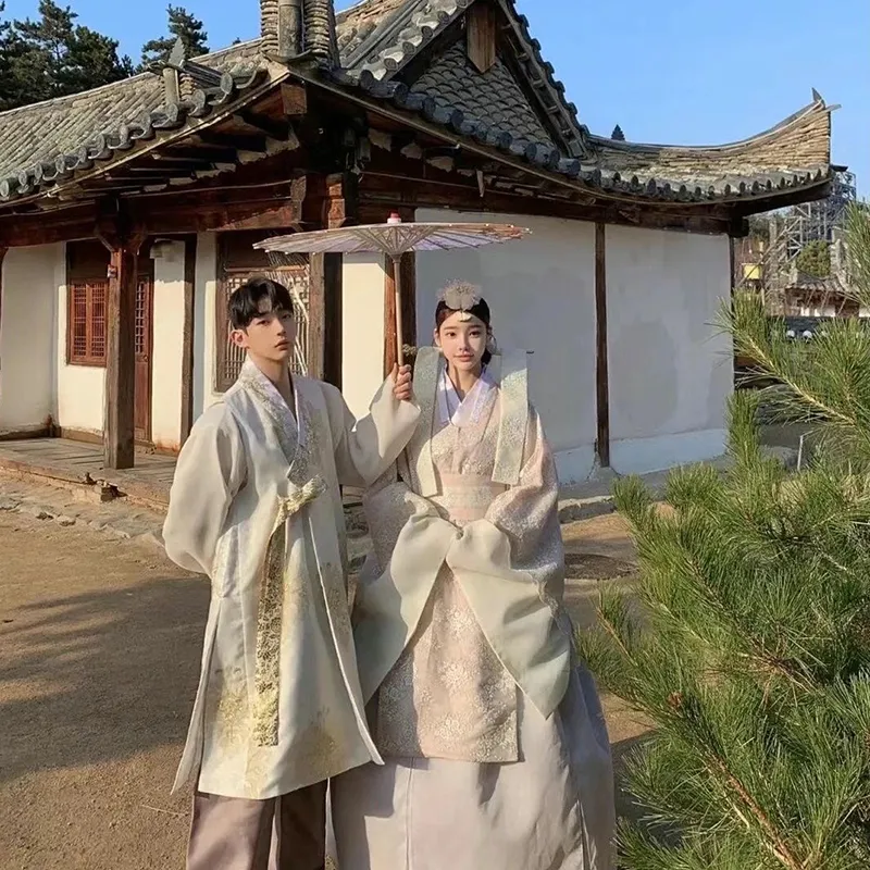 korean formal dress male Hanbok Traditional Clothes Men White Polyester 3-piece Set Full Sleeve from Dhgate Accessories Size_UK 12