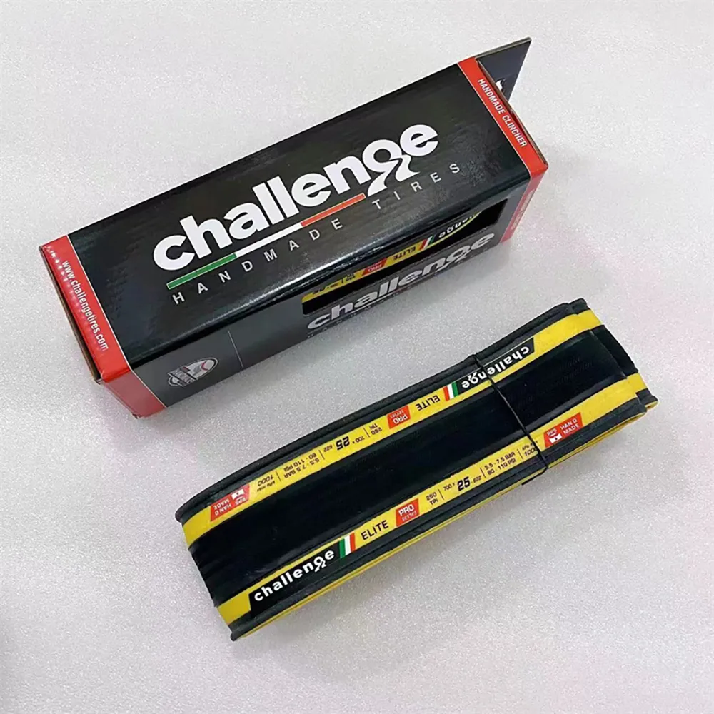 Challenge Elite Pro Road Bicycle Tire 700x25C 260 TPI Poly Casing