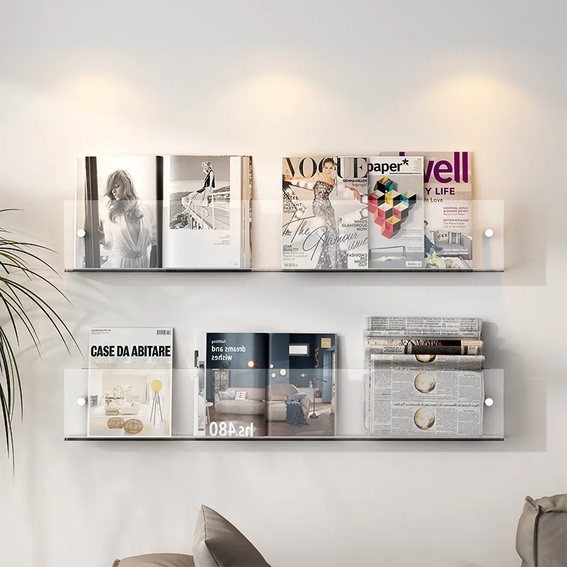 Transparent Acrylic Magazine Rack, Wall Mounted... From Ddmyhome, $41. ...