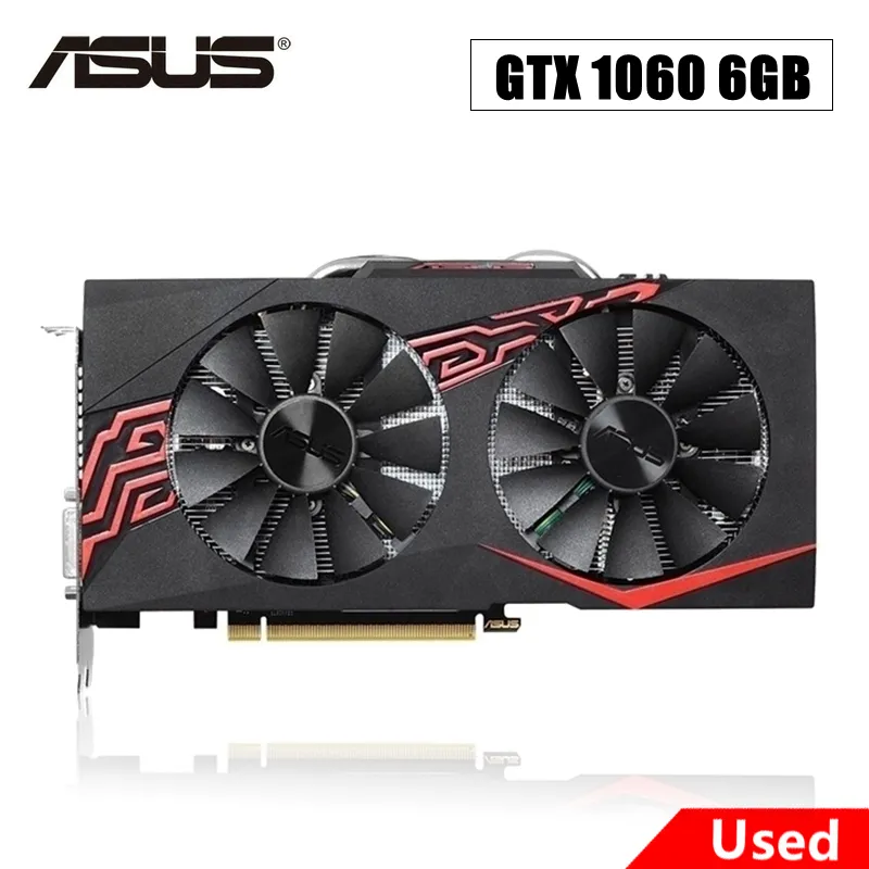 ASUS GeForce GTX 1060 6GB GDDRI Express 3.0 x16 Gaming Graphic