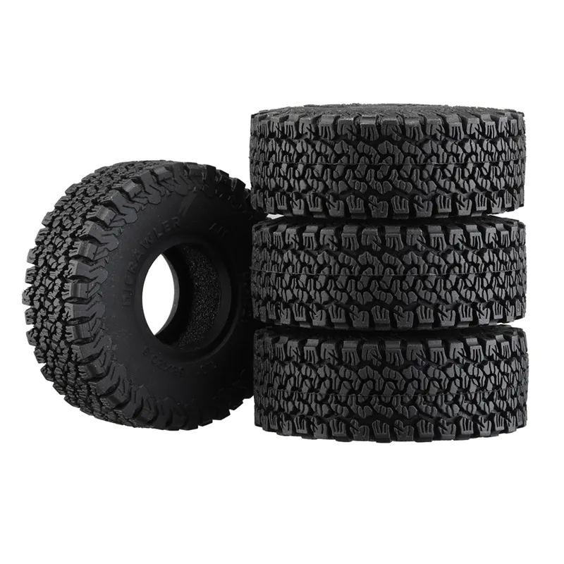AXSPEED RC 58mm Crawler Tires With Foam Inserts - Rubber Upgrade Tires For 1/18 TRX4M RC Cars (4-Pack, Style B) - View #11