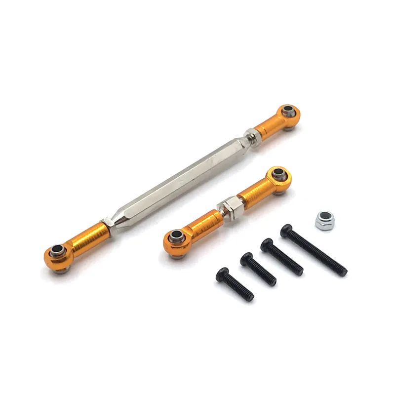 Metal Adjustable Steering Linkage Pull Rod For MN D90 D99 MN 90 FJ 45 1 ...