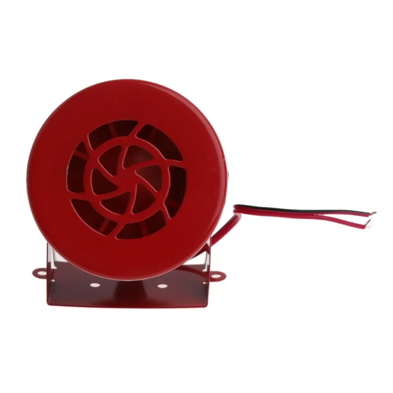Sirène D'Alerte 100dB Horn Speaker 220V - Alarme Puissante En ABS