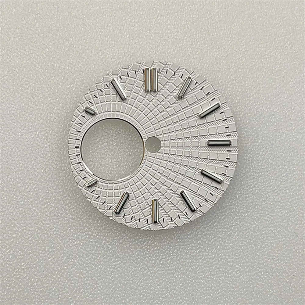 Cadran De Montre Bleu-vert 28.5mm Pour Mouvement NH35A/4R35 - Neuf Avec étiquette