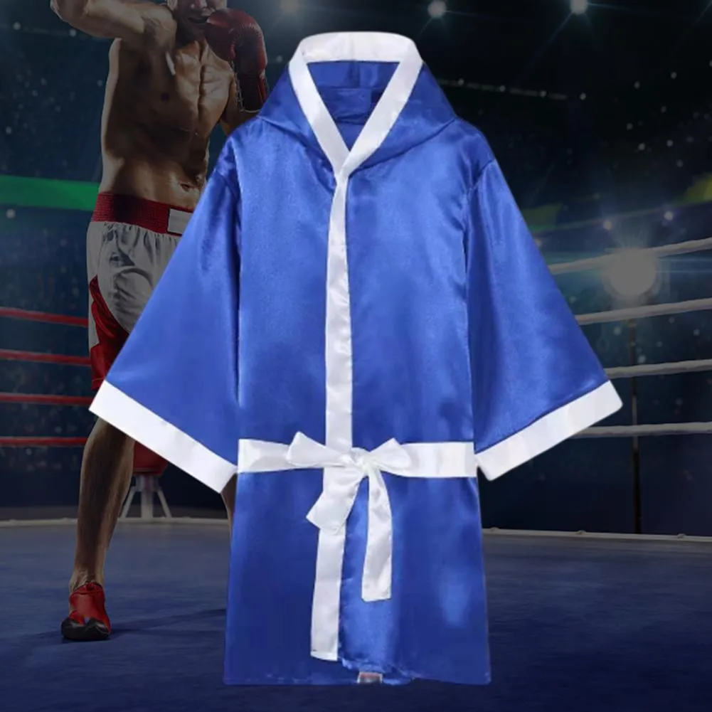 Anti-Wrinkle Boxing Robe: Comfortable Kickboxing Gown for Stage ...