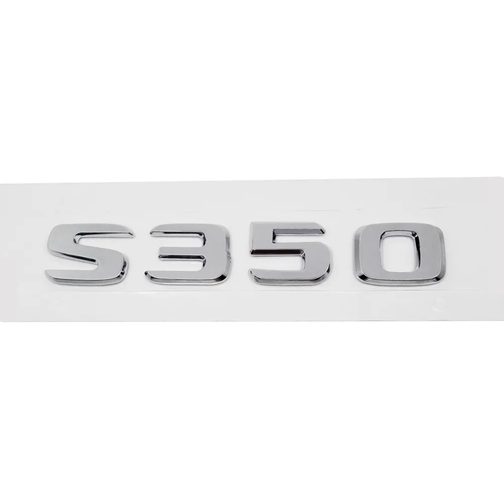 1 Chrome SLK320 Replacement For Mercedes Rear Trunk Emblem Badge Name Decal Lid