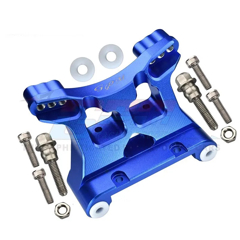 GPM Braccetto Superiore In Alluminio Per Sospensione Anteriore LOSI Super Baja Rey 1/6 (LOS05013/LOS05021) - Colore Blu, Modello SB054-B