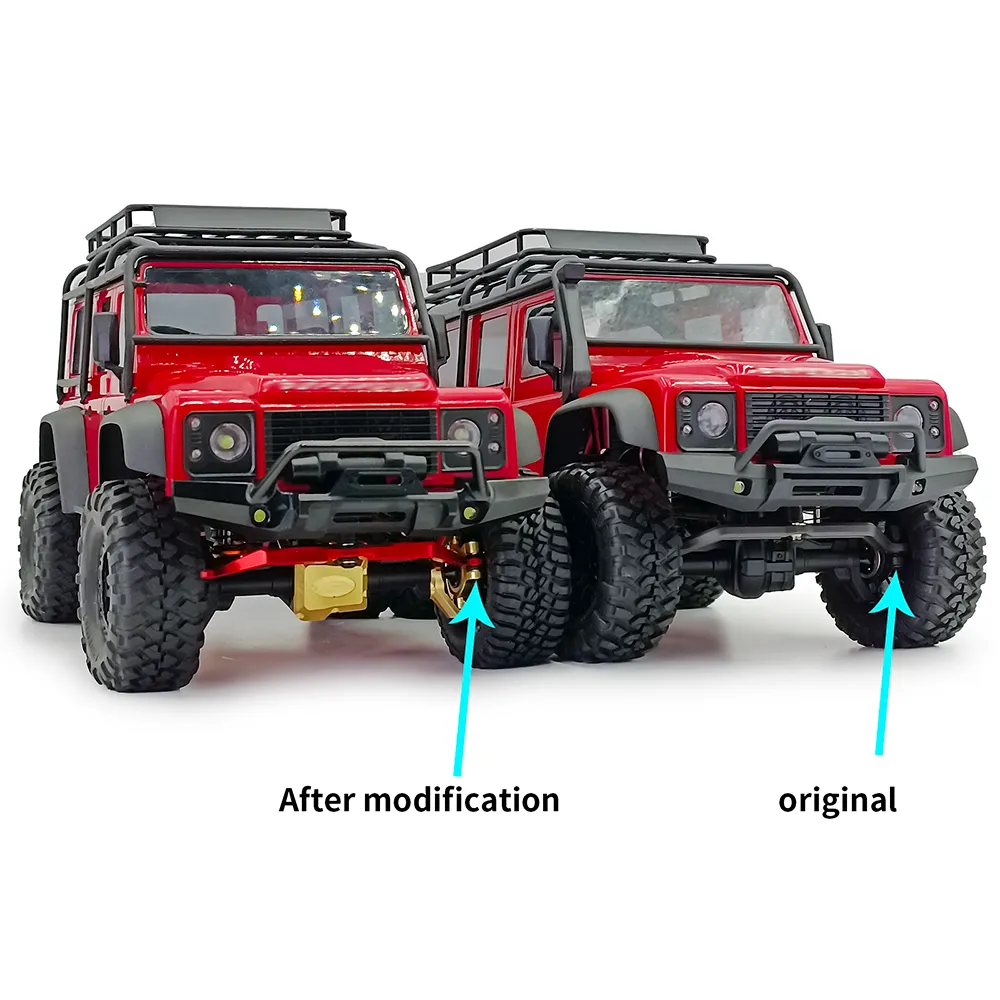 Scx24 Upgrades Trx4m Motor Injora Trx4m TRX4M Brass Weight Steering Link  Blocks Knuckle Diff Cover Caster Blocks For 1/18 RC Trx4m Upgrades Meus  Trx4m Scx24 Brass Knuckles