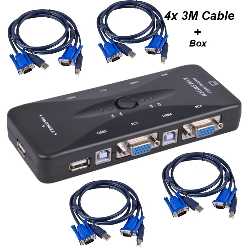 CR0357 4 Port USB 2.0 KVM Switch VGA Splitter... From Ddmyhome, $102.71 ...