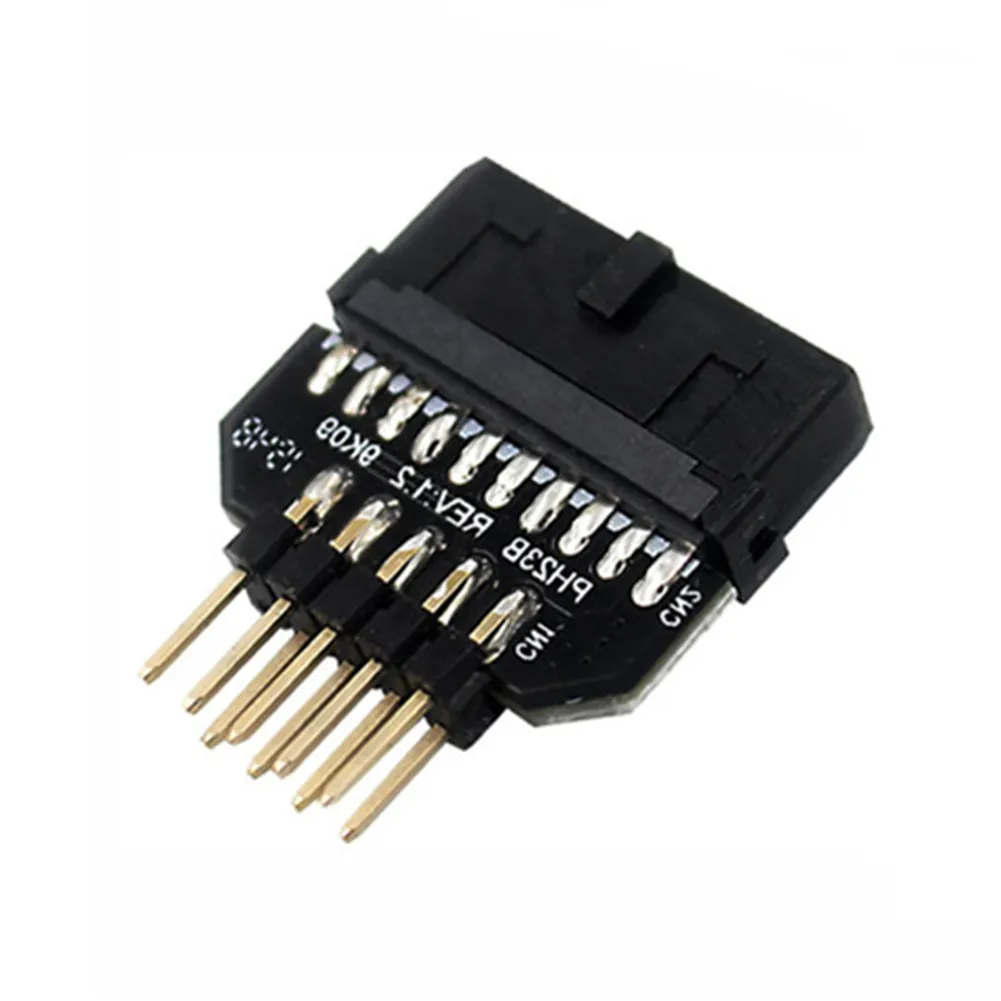 USB 2.0 9-Pin to USB 3.0 20-Pin Adapter Professional Motherboard Front Panel Connector Converter Computer Peripherals
