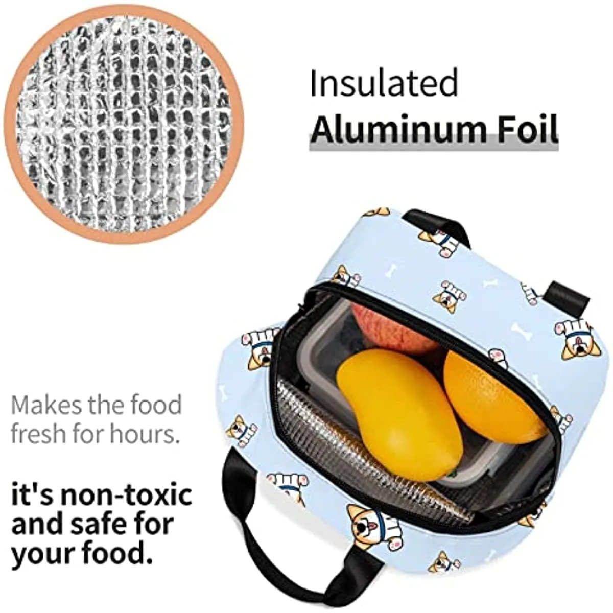 Corgi lunch bag 2025