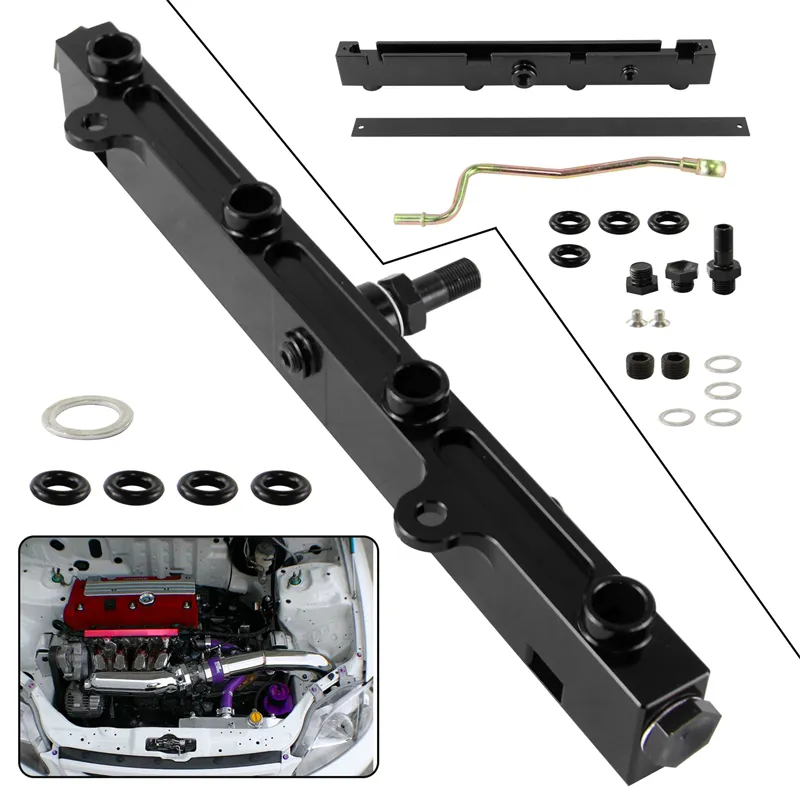 HQ Top Feed Injector High Flow Fuel Rail Kit For SUBARU WRX STI EJ20 Ej20t Sti Blue Aluminium Billet I.889106227