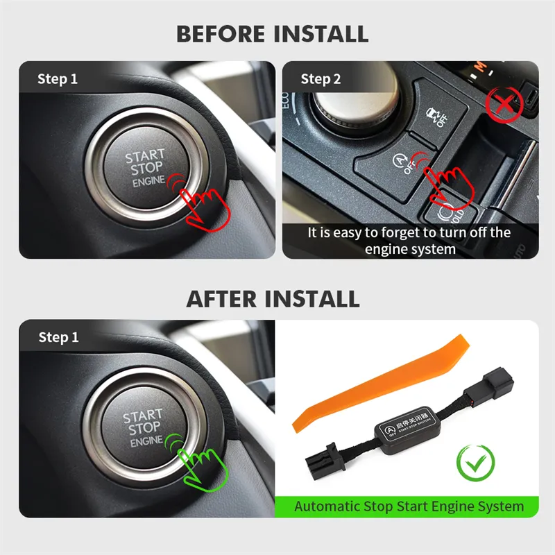 Car Auto Stop-Start Engine Disable Module for Lexus NX RX Series