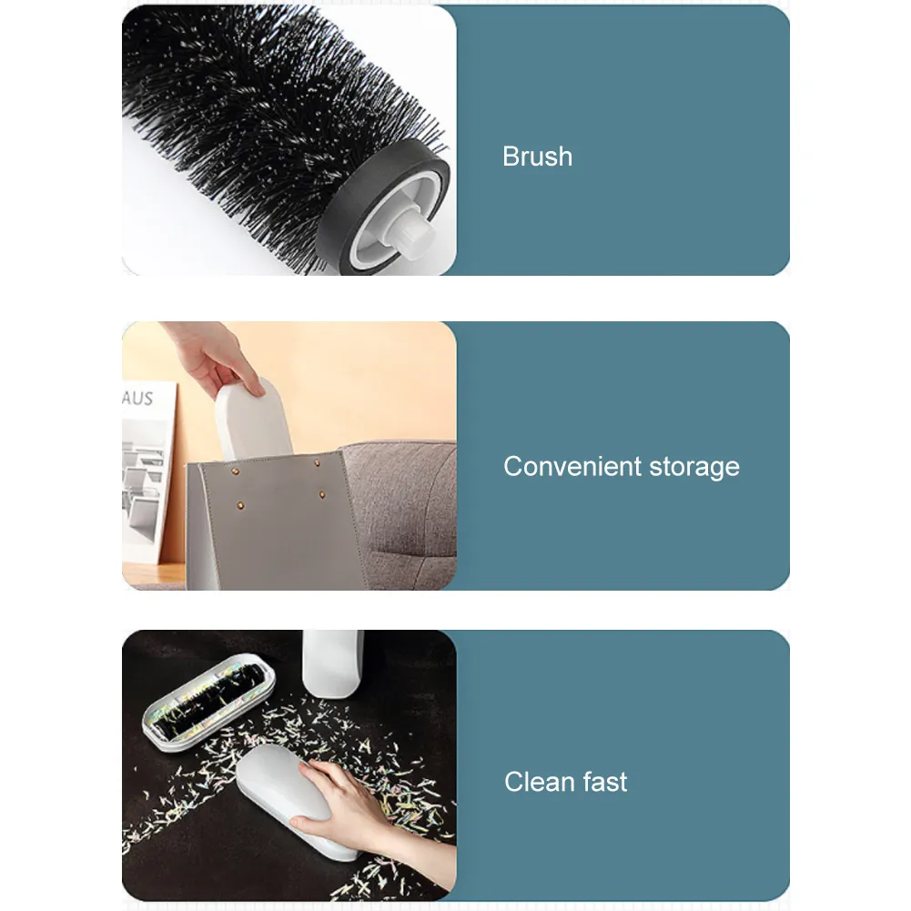 1pc Carpet Brush Sweeper Handheld Sofa Bed Pet Hair Debris