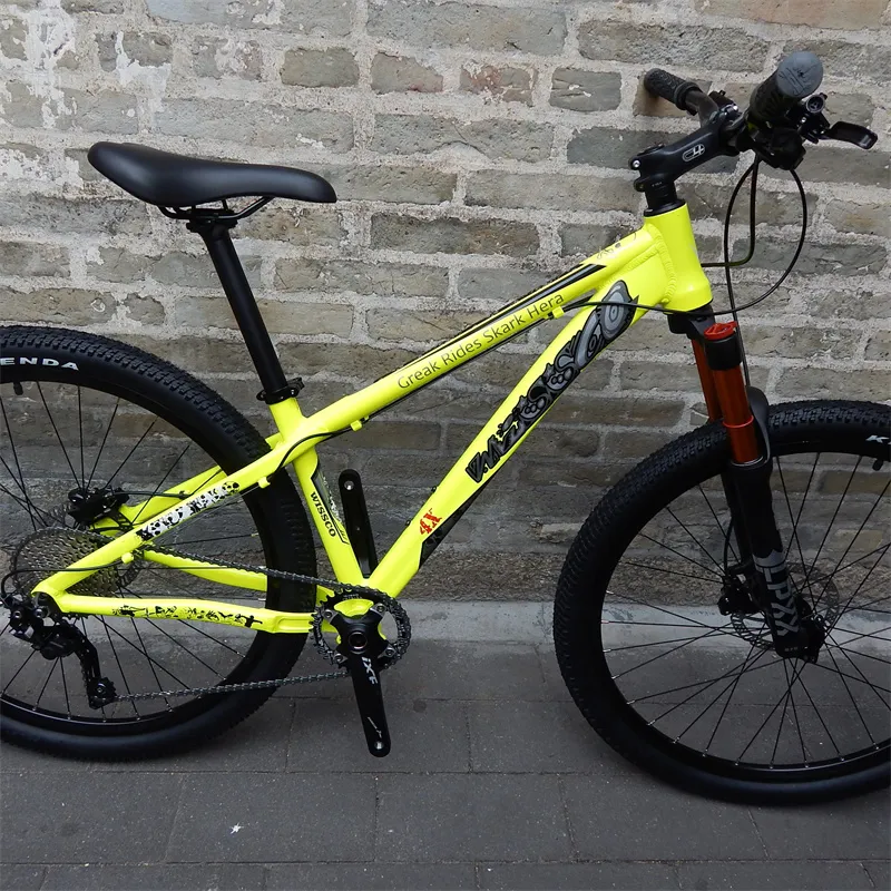 Wissco Fluorescent Green XC Off Road MTB With 10 Speeds 27.5 Inch Wheel Pedal Assist Mountain Bike Included From Homepro6 777.48 DHgate.Com