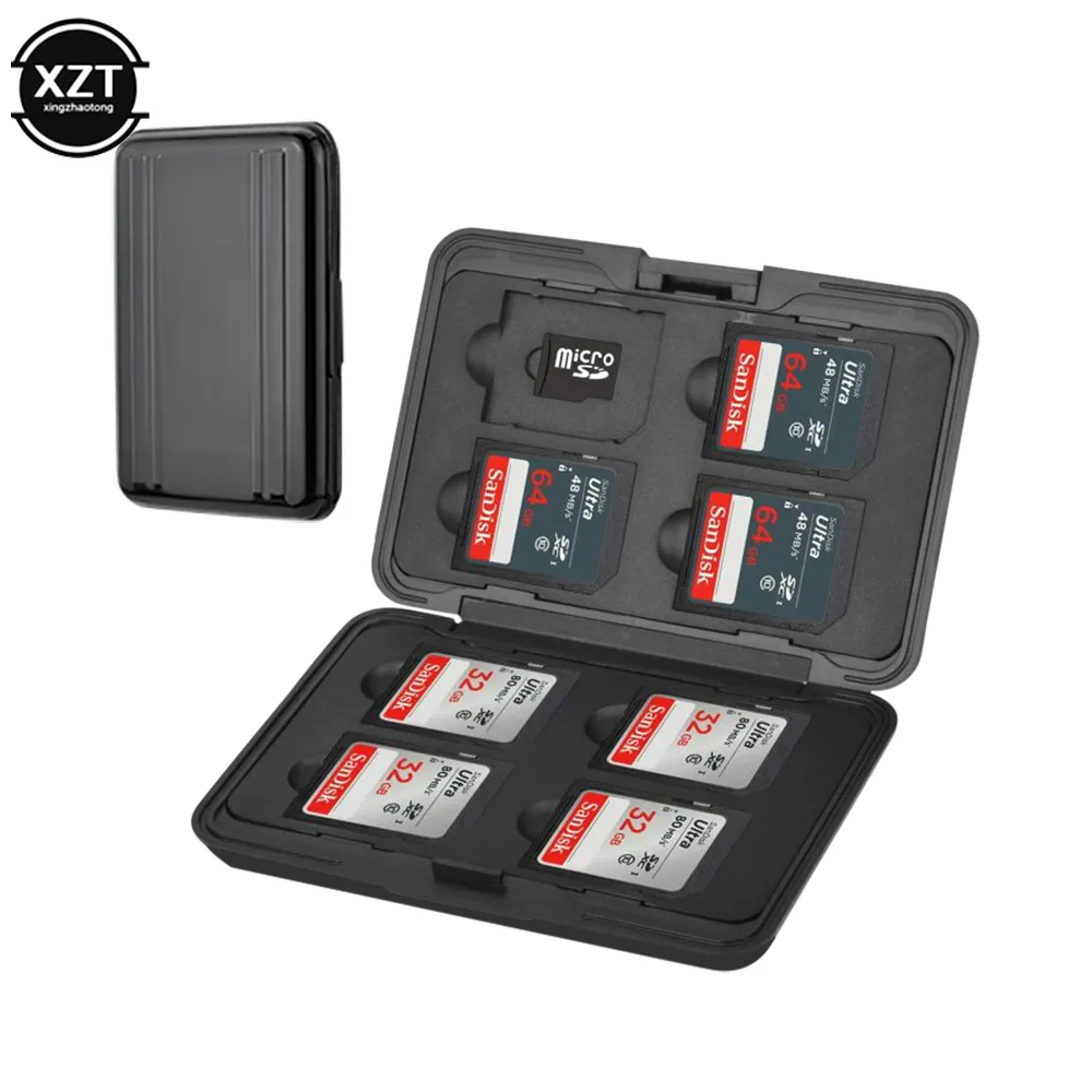 Sd Card Storage MCT-SD4BL Memory Card Case For 4 SD Cards (Light Blue 3ds Card Case Holder