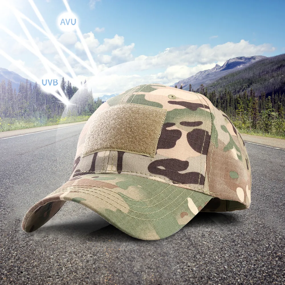 Military Tactical Baseball Cap – Breathable Army Hat With Glasses Hole, For Hunting, Hiking, Outdoor