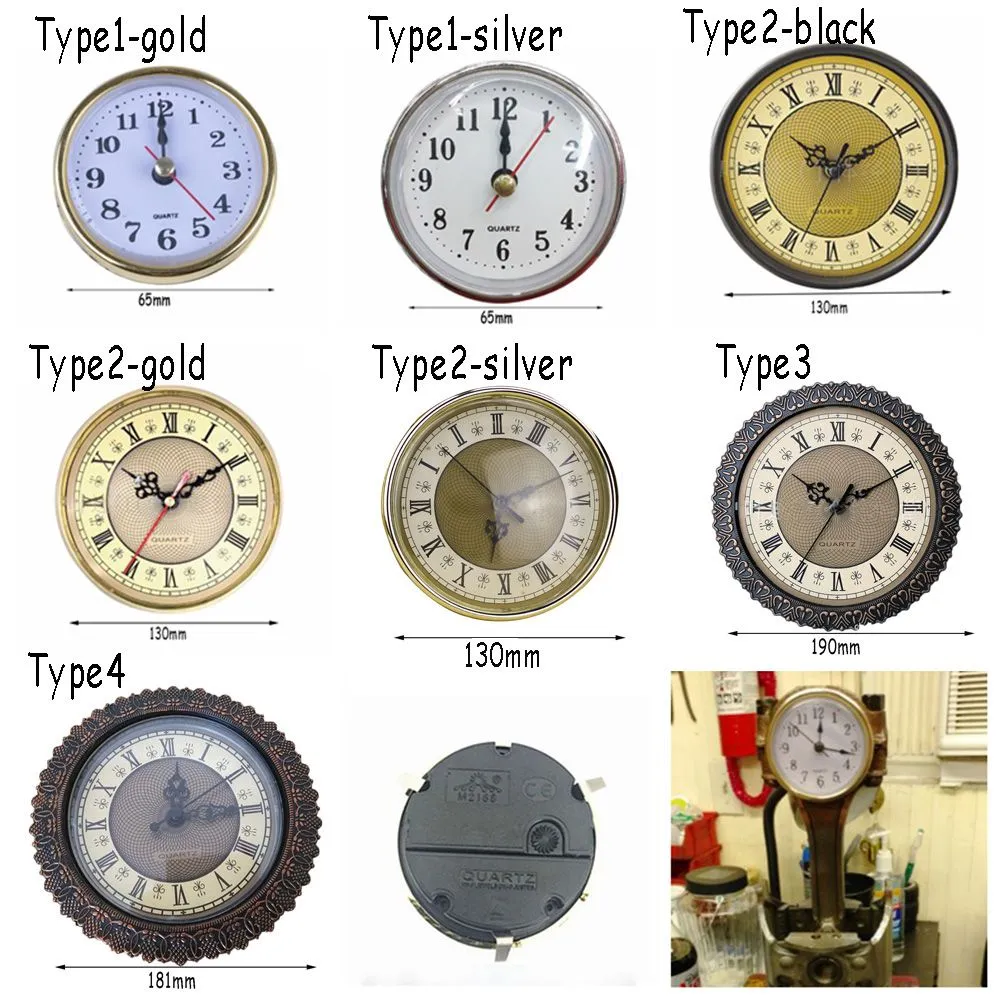 Mécanisme D'horloge à Quartz à Couple élevé - Pour Grandes Horloges Murales 35-40 Cm, Tige Type I, Avec Aiguilles