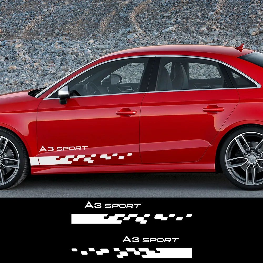 Automotive Stickers: Premium Car Side Stripe Decals Durable Vinyl ...