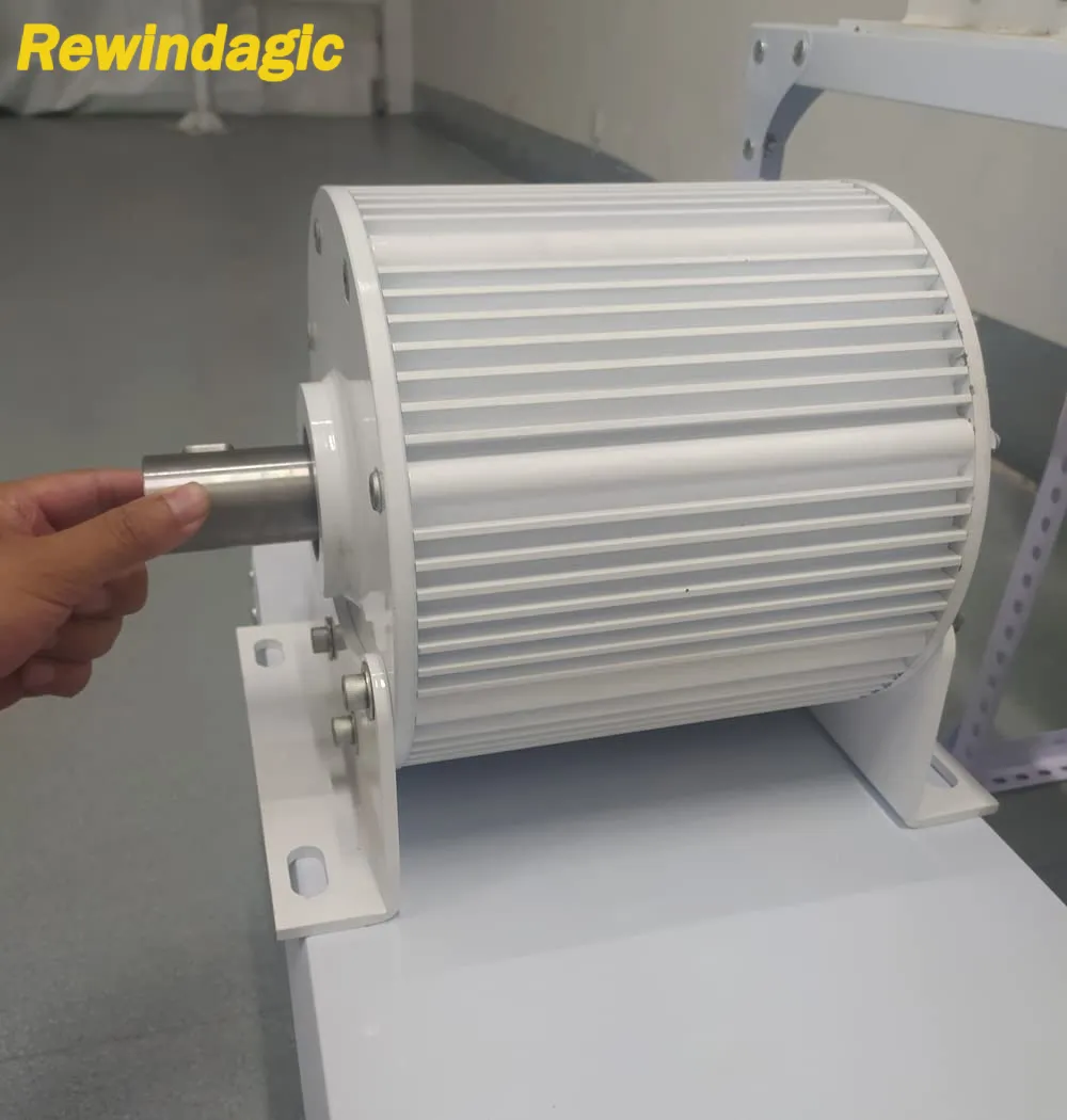 Permanent Magnet Generator And Turbine Low Speed 5KW 6KW 8KW 10KW 96V ...