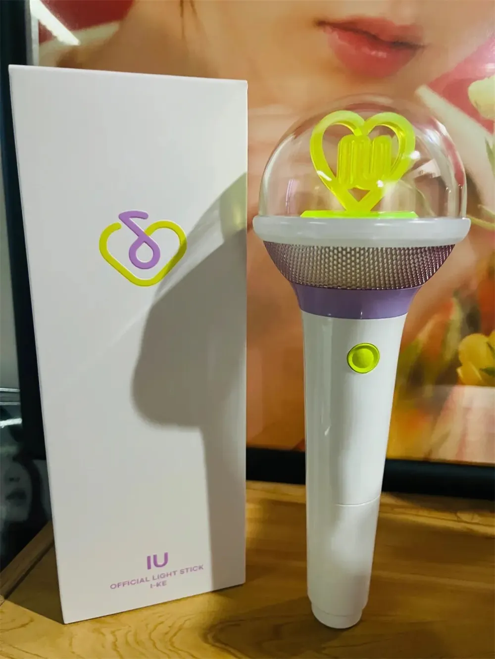 KPOP IU Lee Ji Eun LED Light Stick Handheld PVC 3.0 Concert Alison 