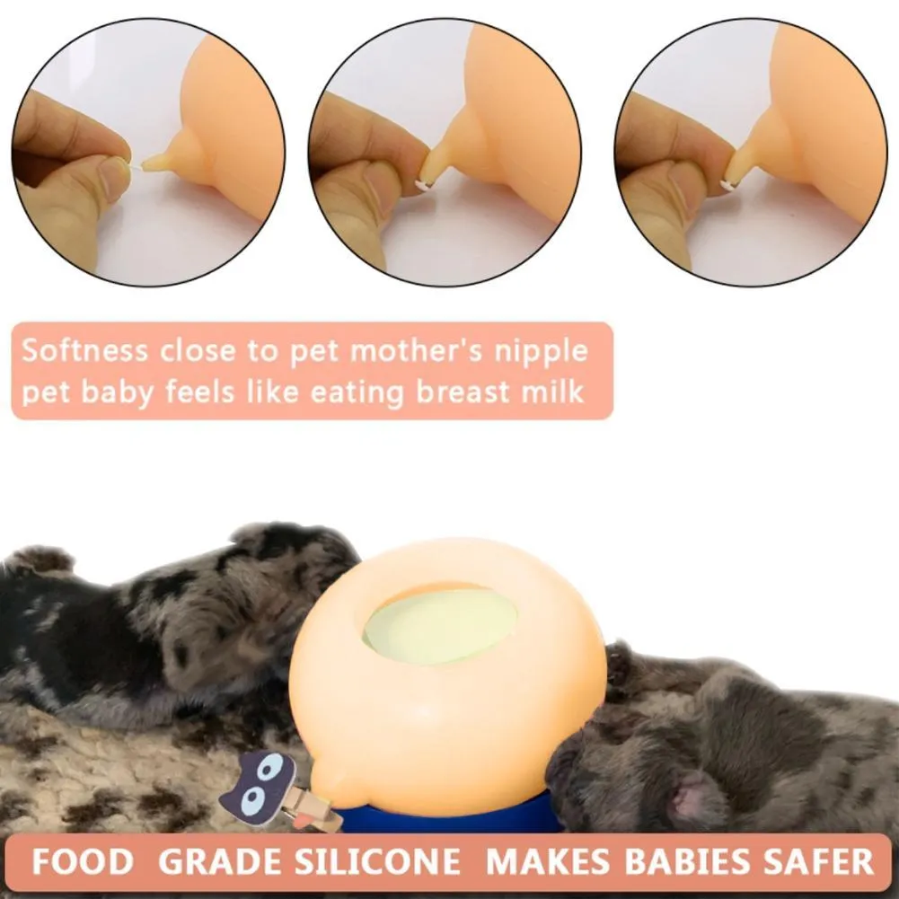 Silicone Milk Feeder Station With 4 Pacifier For Kittens 150ml Capacity For Puppies PuppIES Rabbits And Cats From Quanyuanfacai 17.73 DHgate.Com
