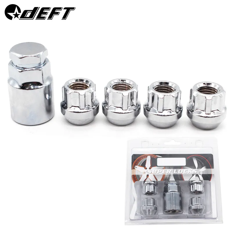 EXC 12x1.25 Mag Wheel Locks – Set Of 4 With Puzzle Key – Anti-Theft Lug Nuts