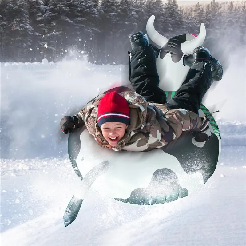 Sled Women's Snow Tubing Outfit Inflatable Snow Tube Sled, Cold-Resistant  Skiing Ring For Kids