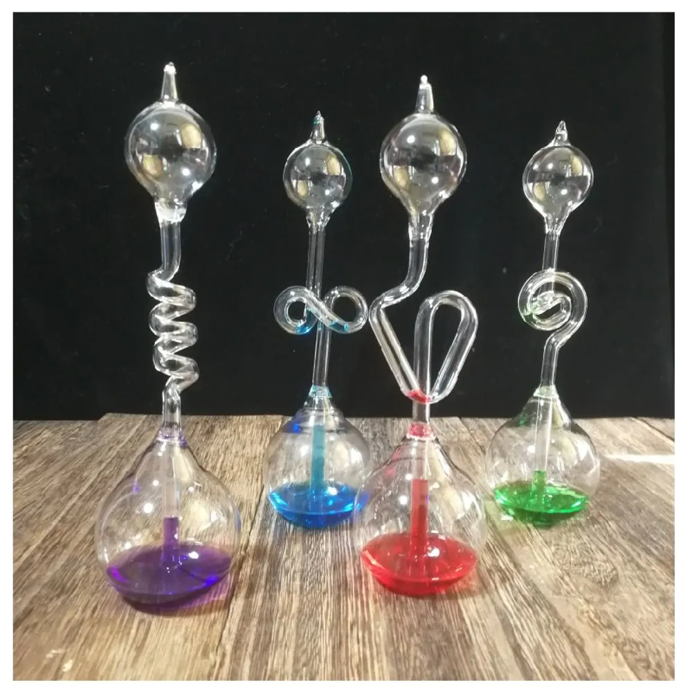 Hand Boiler Science Toy - High Borosilicate Glass Thermometer With Colored Liquid For Stress Relief & Learning