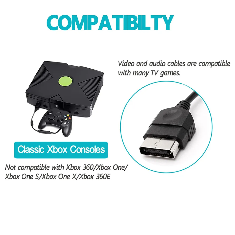Original Microsoft Xbox Game Console Replacement Component HD TV