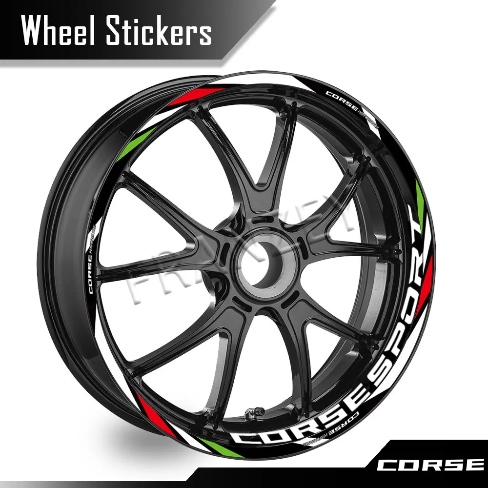D Ducati Monster Wheel packs of stickers for 696, 821, 937