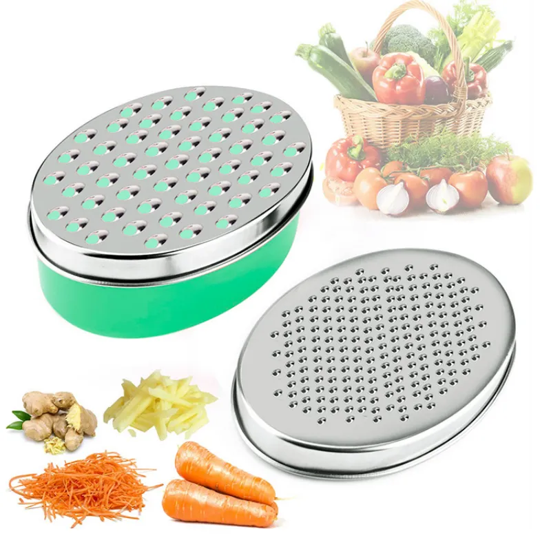 Multifunctional Stainless Steel Ginger Garlic Grater with Storage Box ...