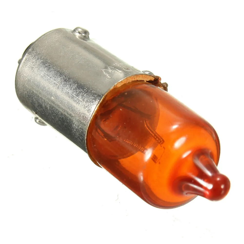 4x Mini Indicator Bulbs – Orange Halogen Turn Signals For Motorcycle, Quad, Scooter – Honda Suzuki Fit-973516