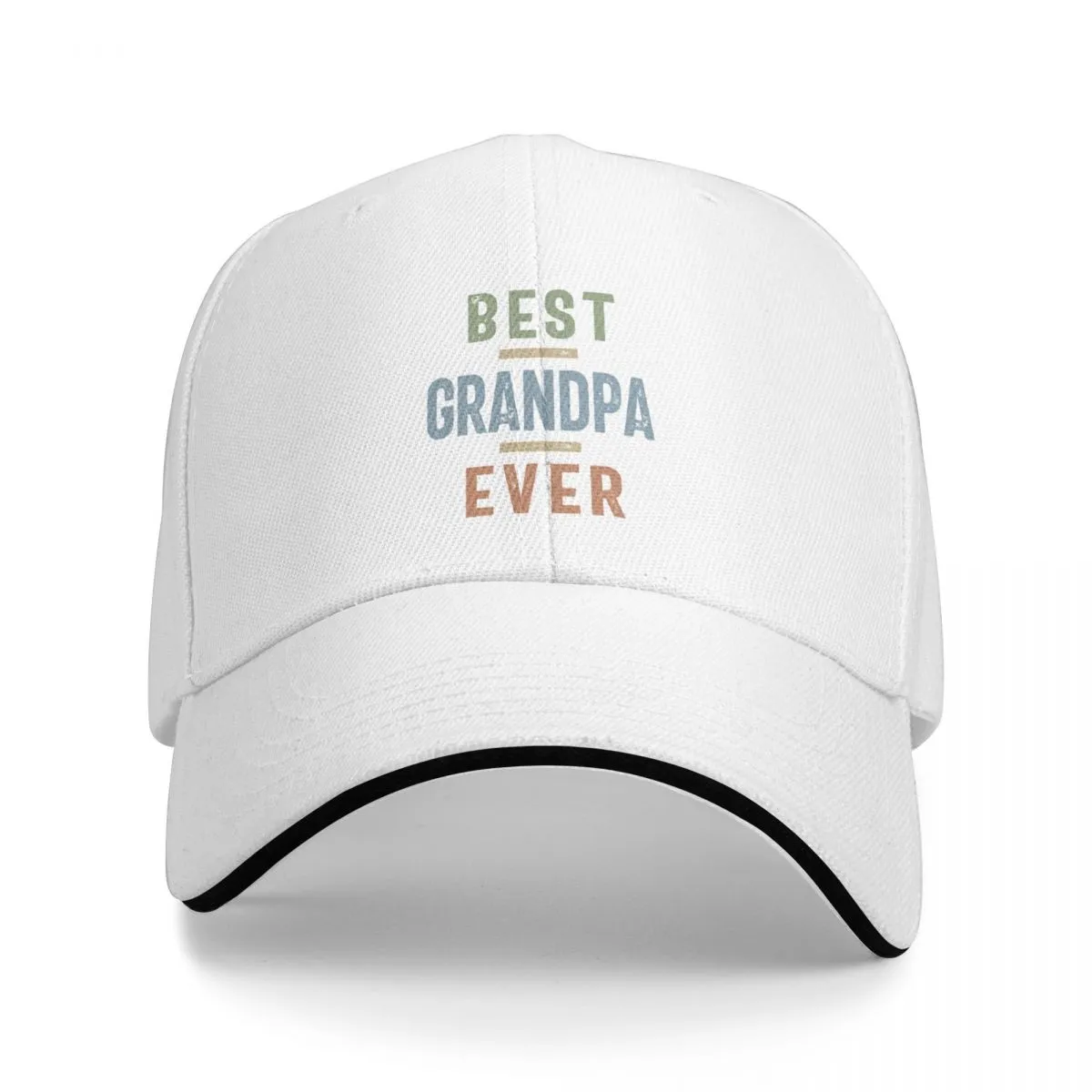 2024 Grandpa Baseball Cap Best Dad Hat Gift for Grandparents Day Father s Day Breathable Cotton Adjustable Strap Unisex