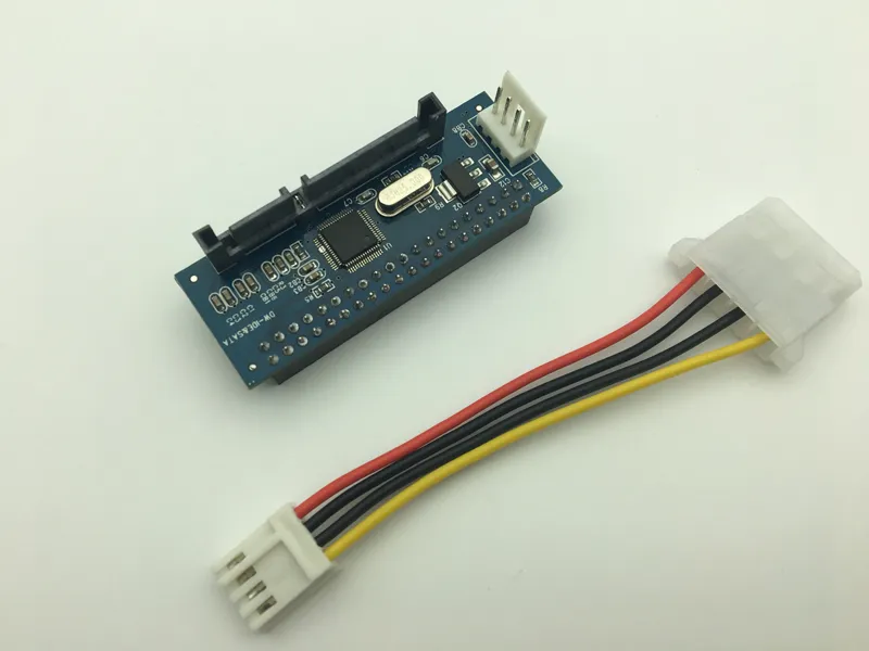 40-Pin 3.5" IDE Female to SATA 7 15Pin 22-Pin Male 20330 Chipset Adapter Converter Hard Disk Drive Connector PATA TO SATA Card