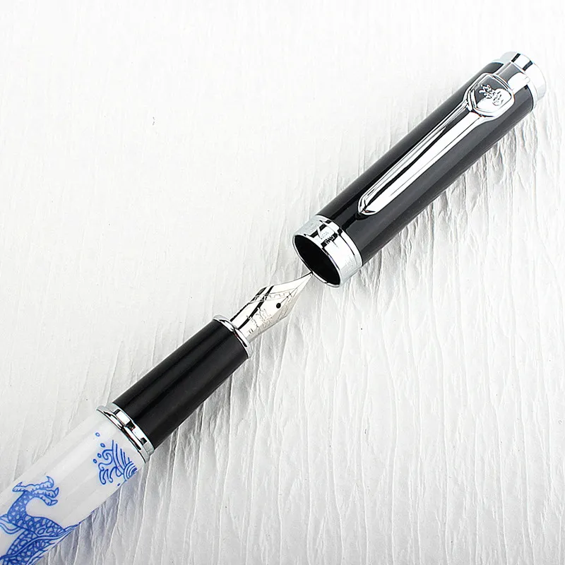 Jinhao 8802 Ceramic Fountain Pen for Smooth Writing Calligraphy
