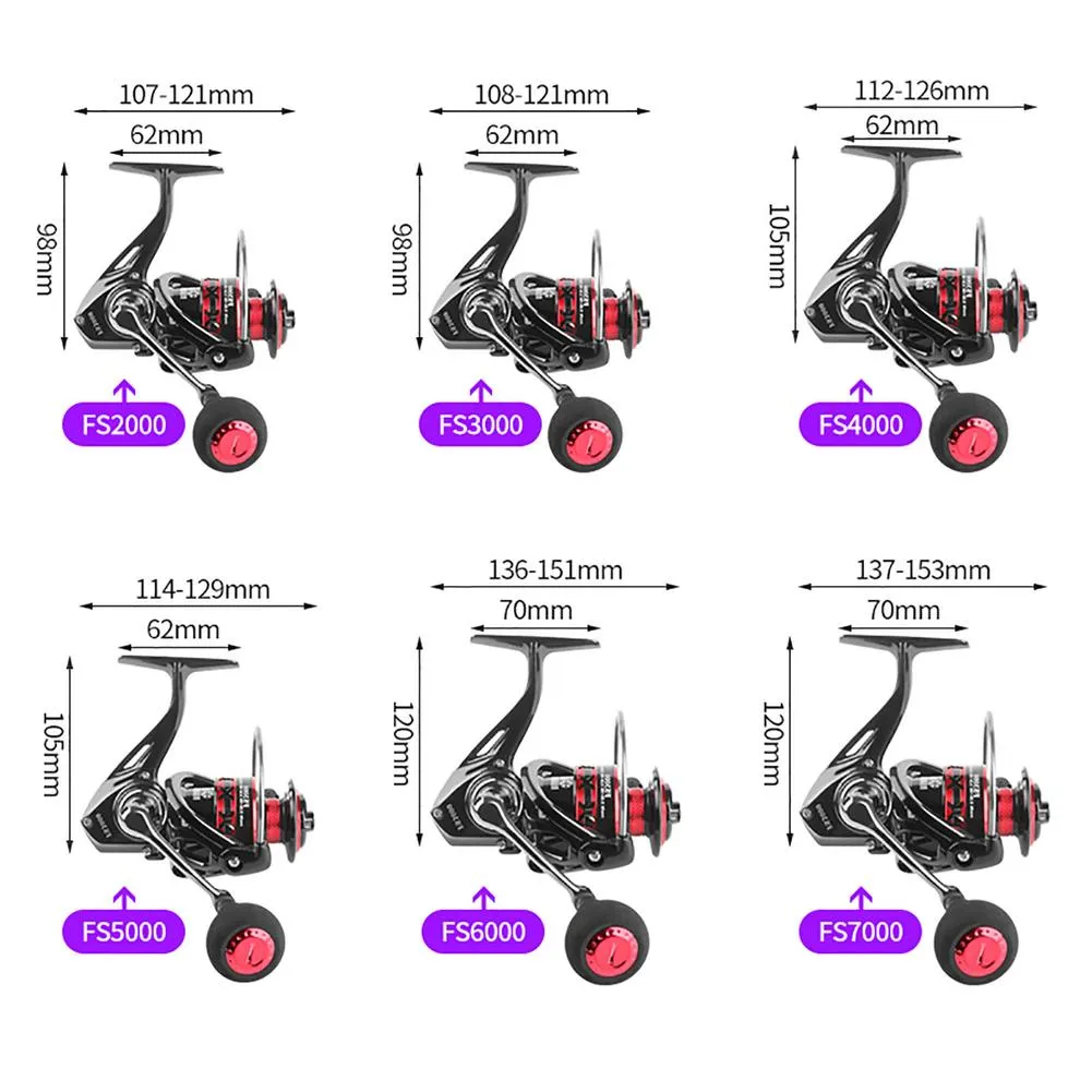 YFASHION Spinning Fishing Reel 5.0:1 to 7:1 Gear Ratio Long Casting Lure Reel 2000-7000# Line Size from Dhgate Spinning Reels - price 86.22 YFASHION Spinning Fishing Reel 5.0:1 to 7:1 Gear Ratio Long Casting Lure Reel 2000-7000# Line Size from Dhgate Spinning Reels - price 86.22