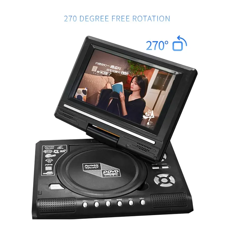 Mini DVD Player 7.8 Inch Desktop Digital Smart TV CD... From Ddmyhome ...