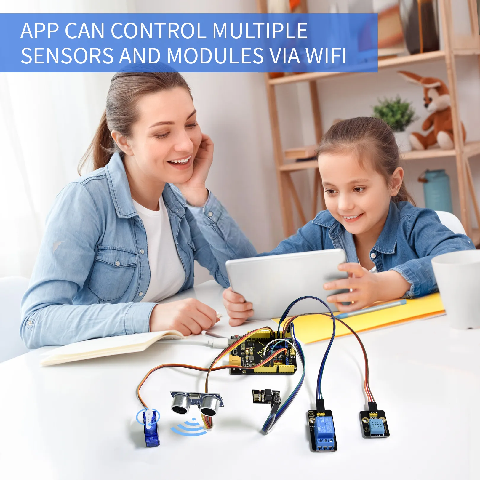 Electronics Learning Kit Complete IOT Sensor Set For Microcontroller ...