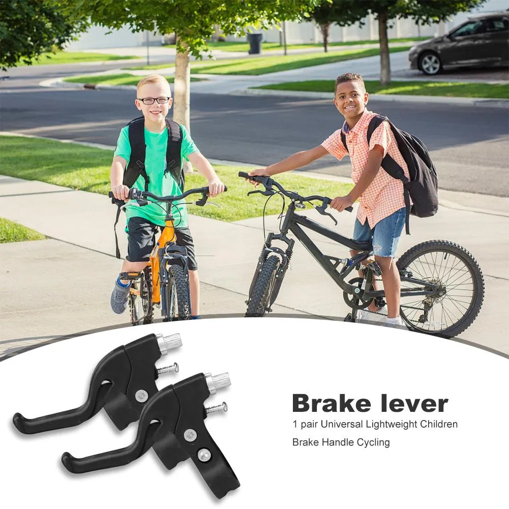 DHgate 2024Upgraded Kids Bike Brake Levers for 7 8 Handlebars Aluminum Alloy Children Bicycle Brake Handles Kids Bike Replacement Parts Black Red Blue Sports Outdoors