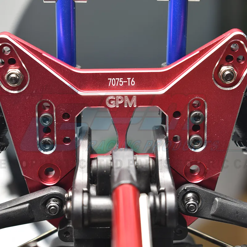 Arrma 1/7 MOJAVE 6S BLX Upgrade Parts Aluminum Collar For Rear Chassis Brace - 2Pc Set Red, Strut Tower Braces - Canada