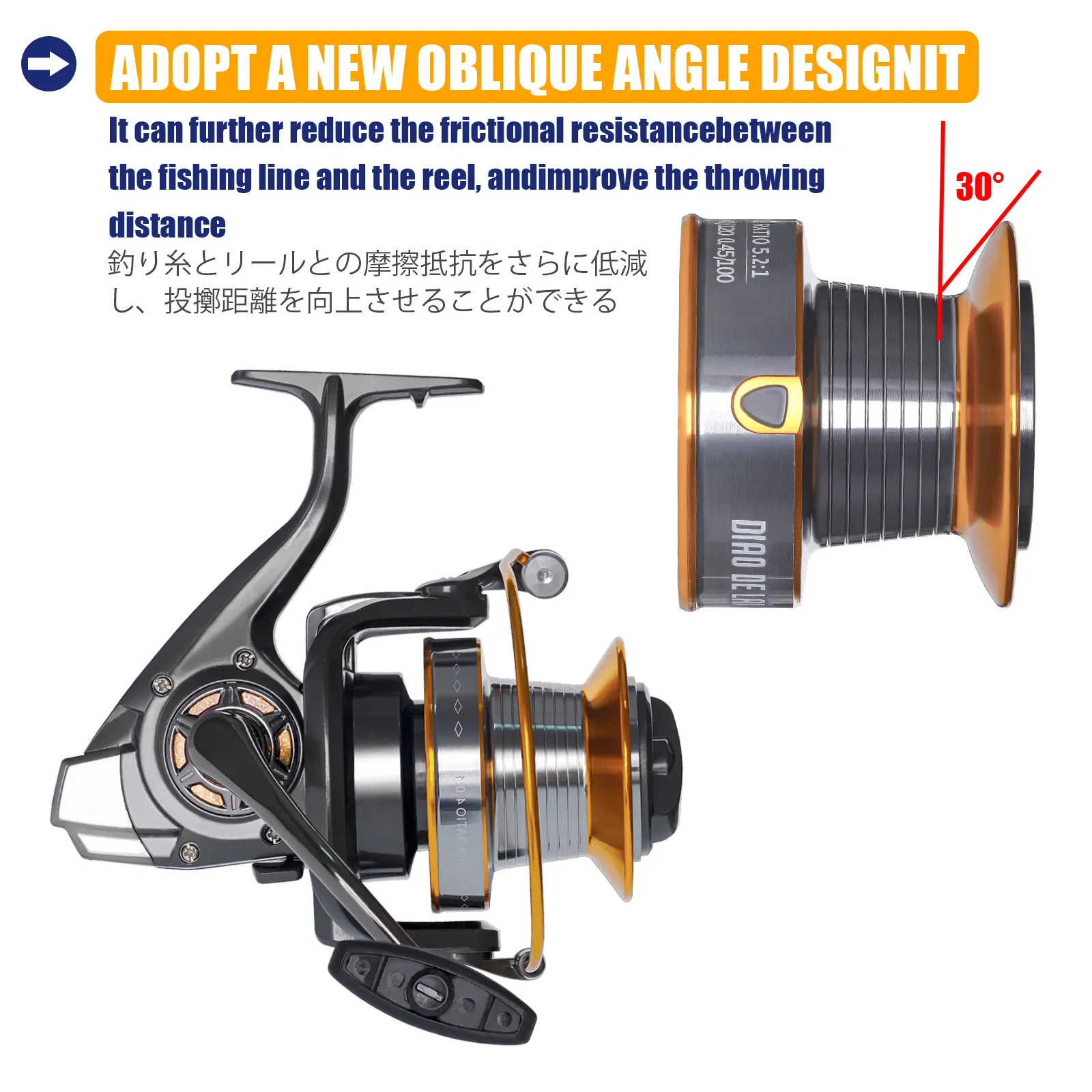 angular velocity fishing reel KNIGHT Spinning 1000-6000 5.1:1 High Speed Accurate Valiant 2 VT Speed Fishing Reels,Spinning Fishing Reels