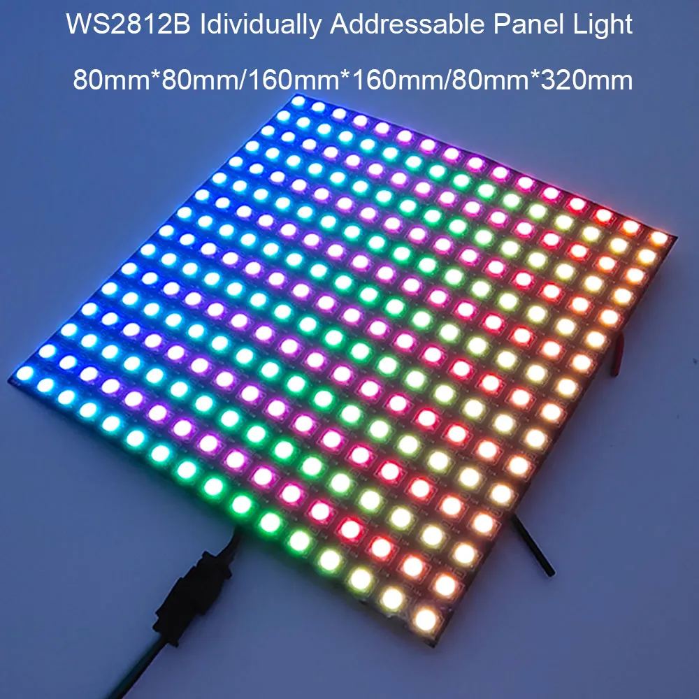 WS2812B Individually Addressable RGB LED Panel Light... From Ddmyearth ...