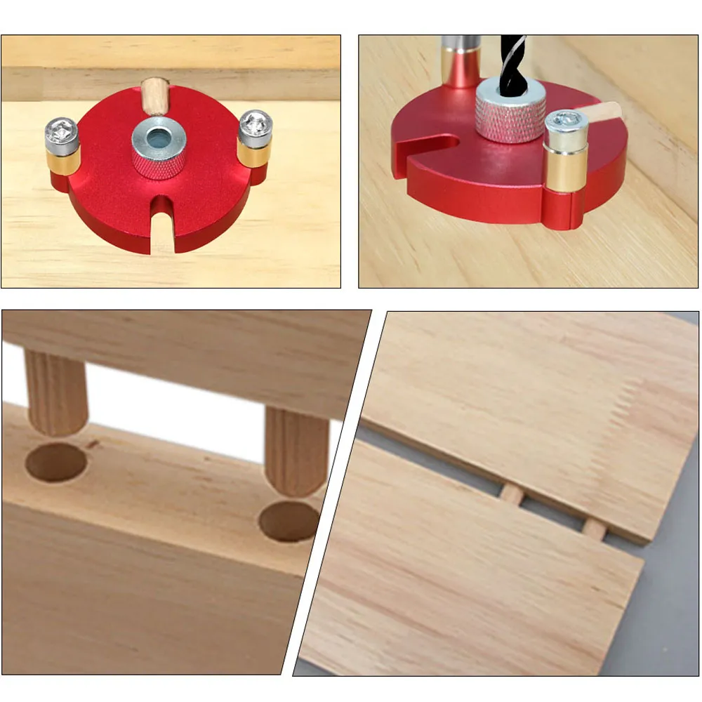 Universal Dowel & Cam Jig Kit - High Precision Woodworking Hole Guide For Furniture & DIY Projects - View #6