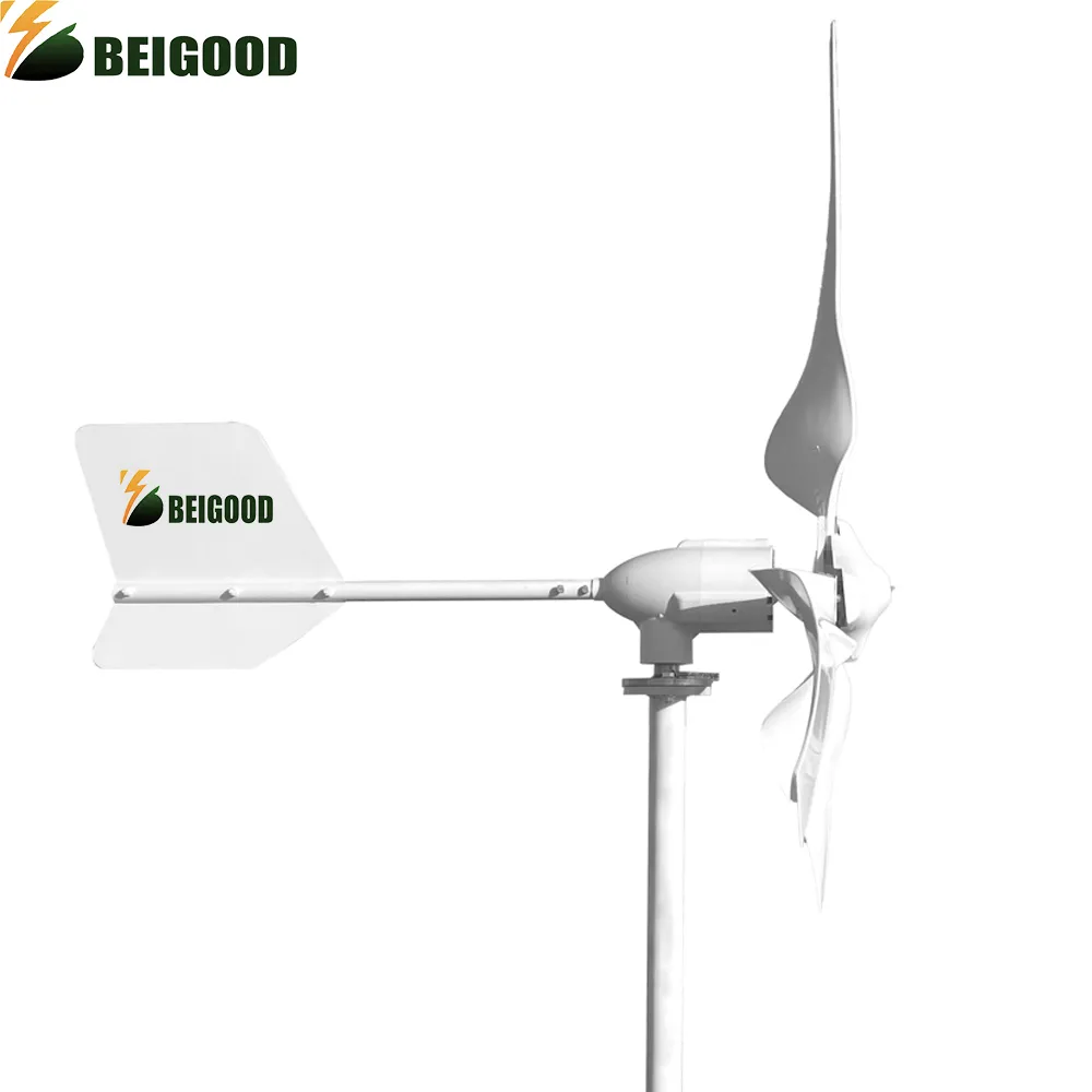 10KW Home Wind Power Turbine Generator 12V 24V 48V 96V Horizontal Axis ...