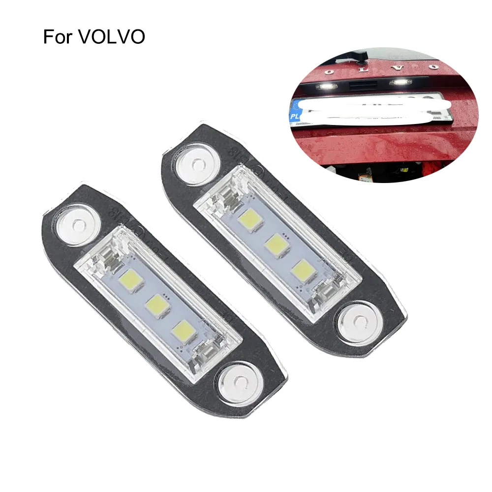 LED license plate tag light for Volvo Xc60 XC90 Super...
