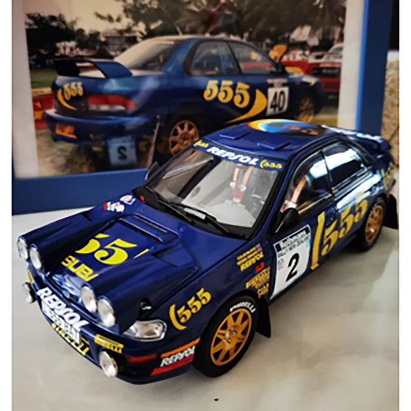Subaru Impreza 555 McRae WRC Rally Car Model、1/18 Scale Subaru Impreza 555 McRae WRC Rally Car Model、1/18 Scale