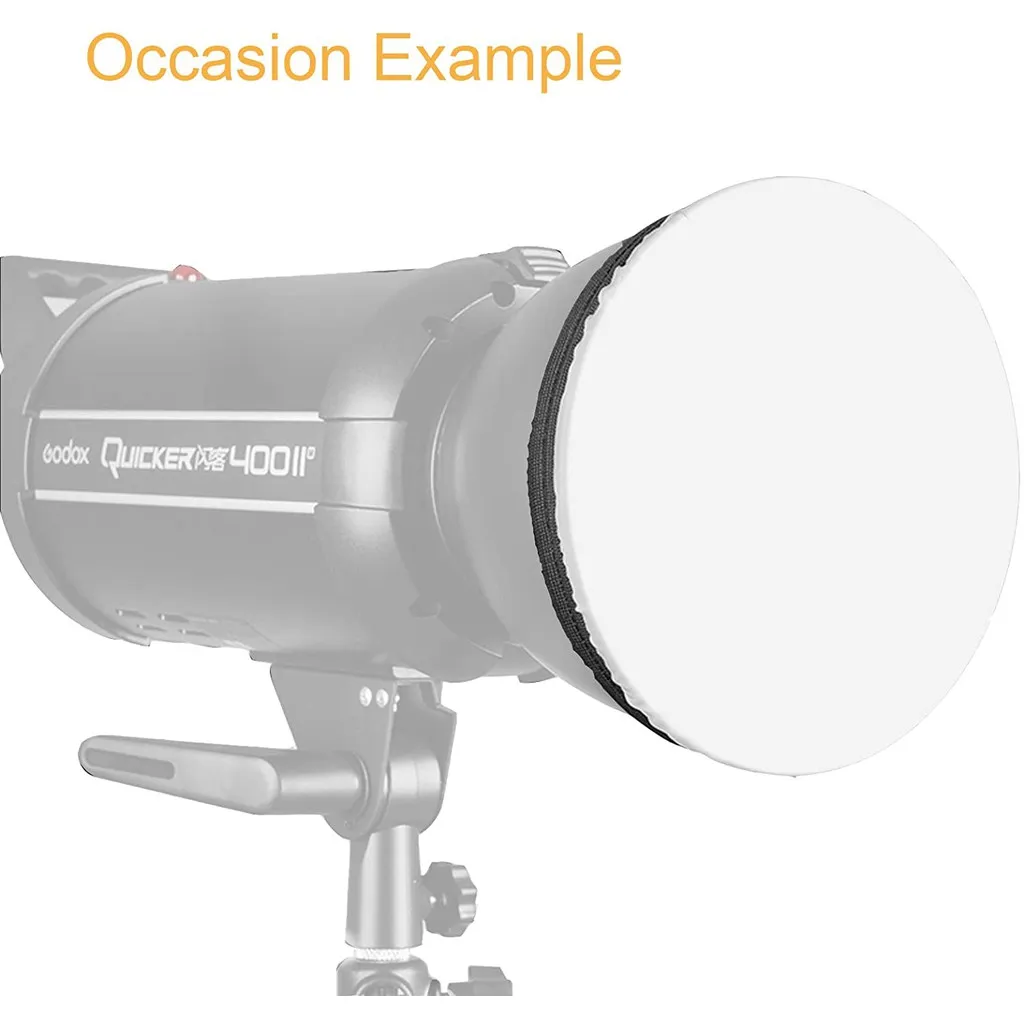 Aluminum 7inch Standard Reflector Bowen With Diffuser Cover For Godox SK300II SK