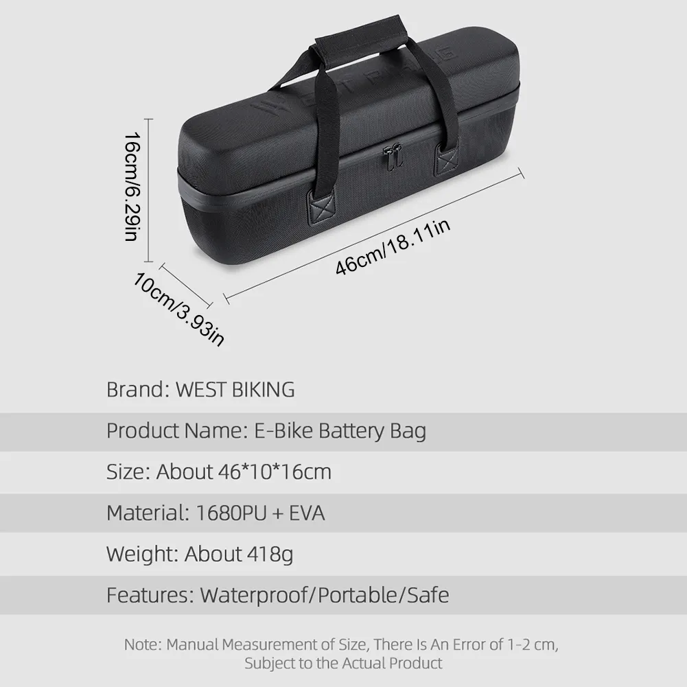 E Bike Battery Cover EBIKE BATTERY COVER Dustproof Electric